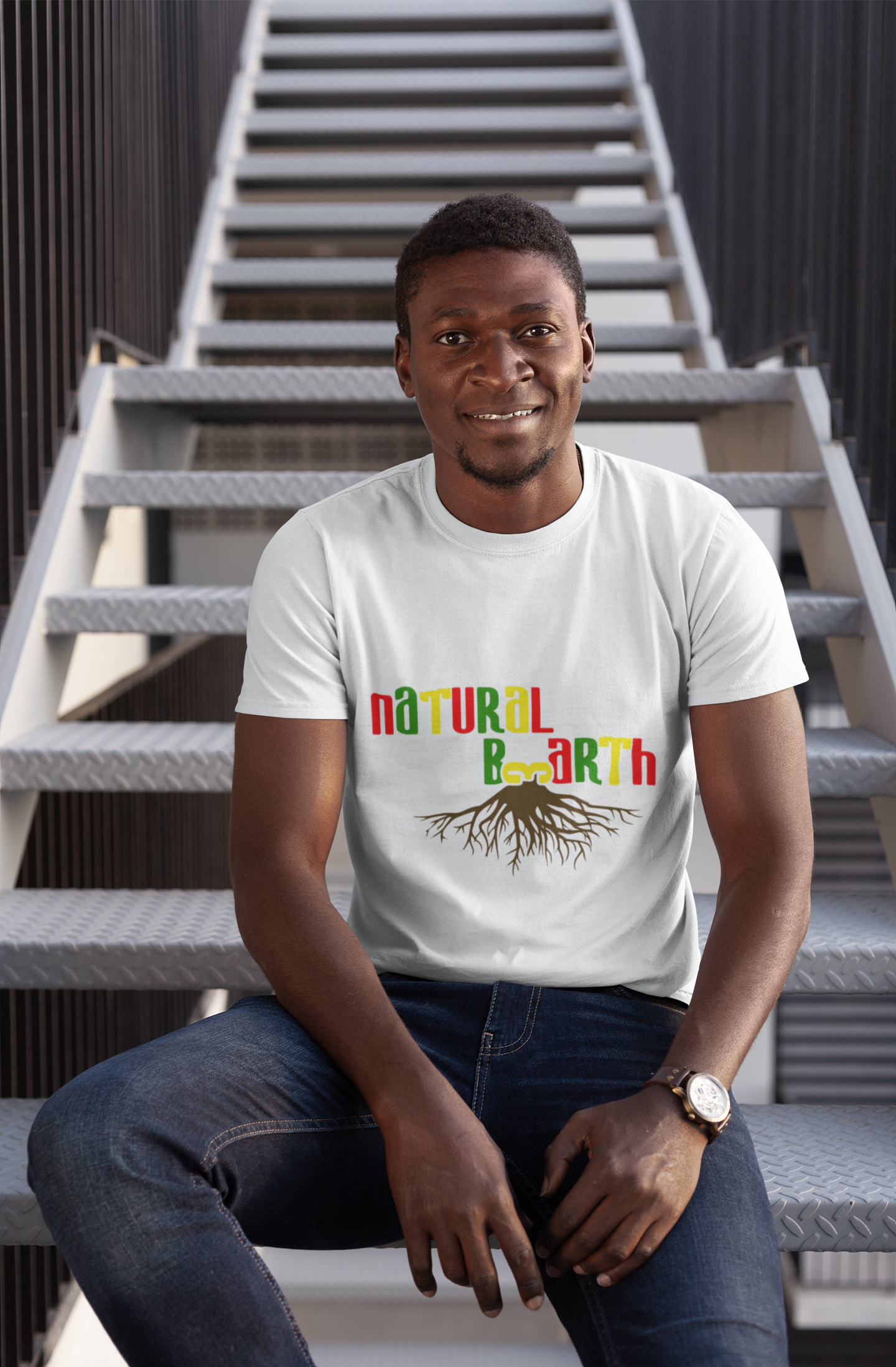 Men Natural Bearth Premium T-shirt